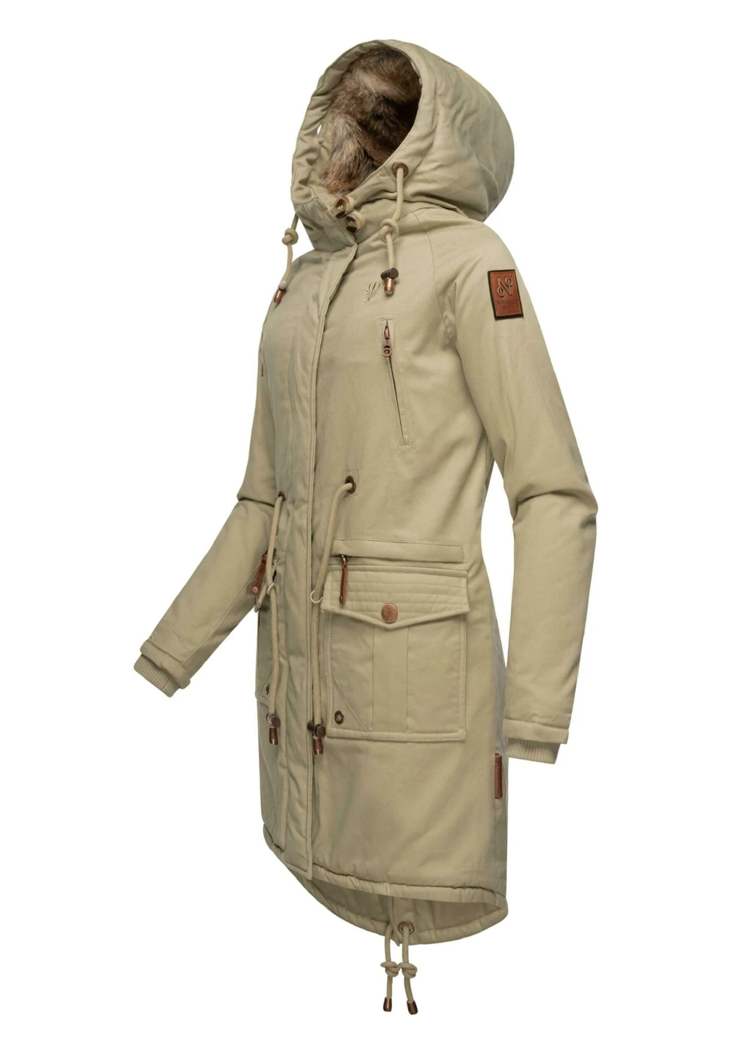 Navahoo Rosinchen - Winterjas - Pebble Grey 5 Navahoo Rosinchen - Winterjas - Pebble Grey - Afbeelding 3