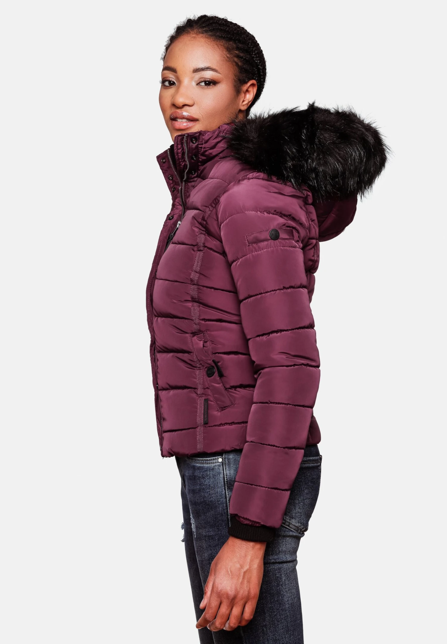 Navahoo Miamor - Winterjas - Wine Red 6 Navahoo Miamor - Winterjas - Wine Red - Afbeelding 4