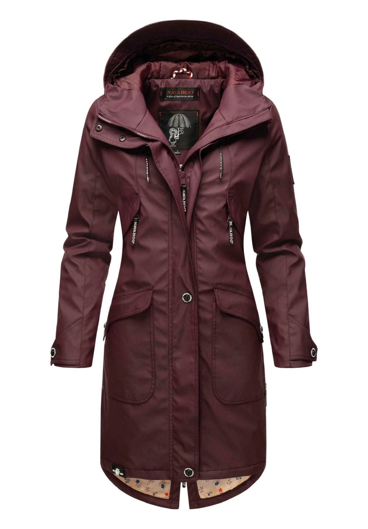 Navahoo Parka - Dark Red Melange 6 Navahoo Parka - Dark Red Melange - Afbeelding 4