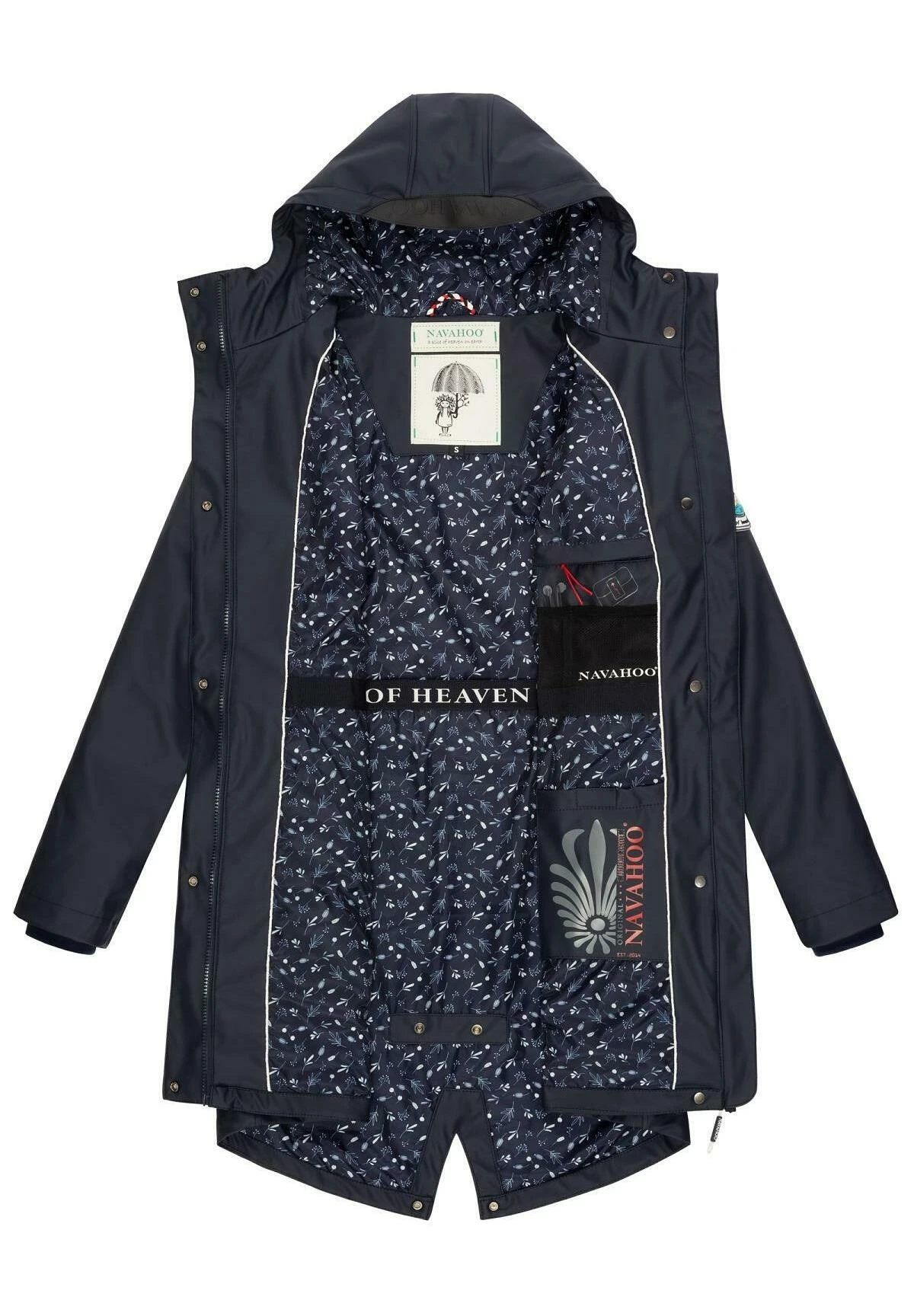 Navahoo Tropical Storm - Parka - Dark Blue 6 Navahoo Tropical Storm - Parka - Dark Blue - Afbeelding 4
