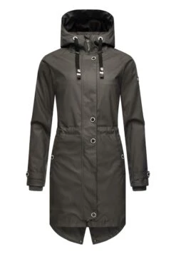 Navahoo Rainy Flower - Parka - Dark Grey