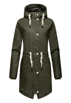 Navahoo Flower Of Ocean - Parka - Dark Olive