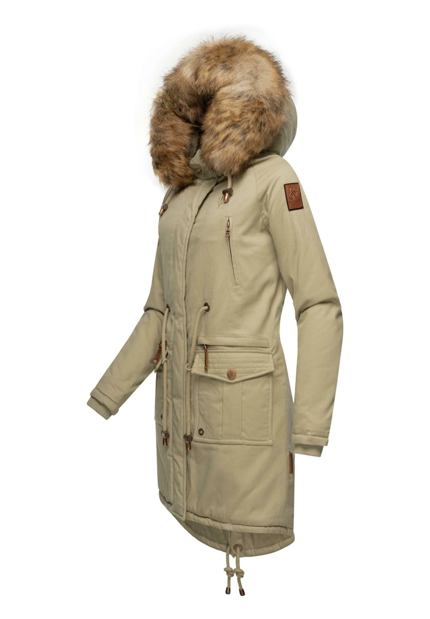 Navahoo Rosinchen - Winterjas - Pebble Grey 4 Navahoo Rosinchen - Winterjas - Pebble Grey - Afbeelding 2