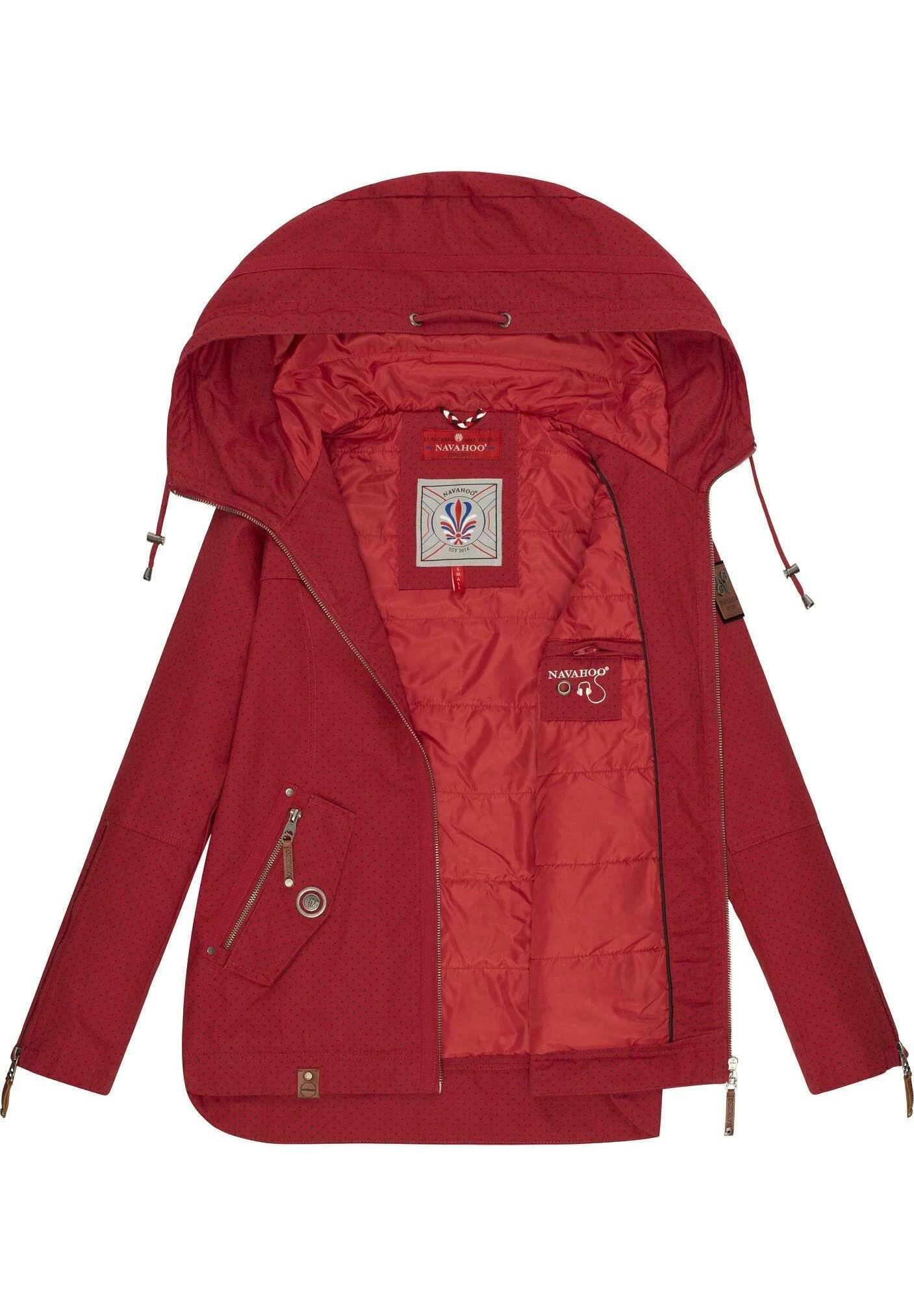 Navahoo Wekoo - Parka - Red Dots 6 Navahoo Wekoo - Parka - Red Dots - Afbeelding 4