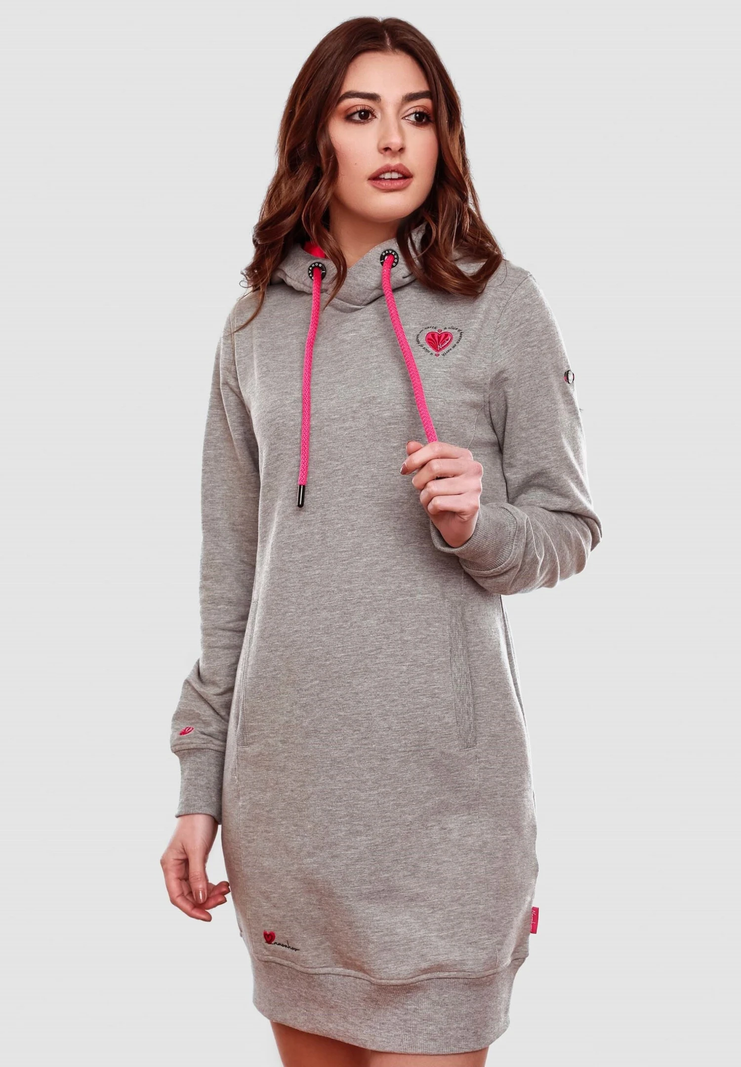 Navahoo Jurk - Grey Melange 3 Navahoo Jurk - Grey Melange