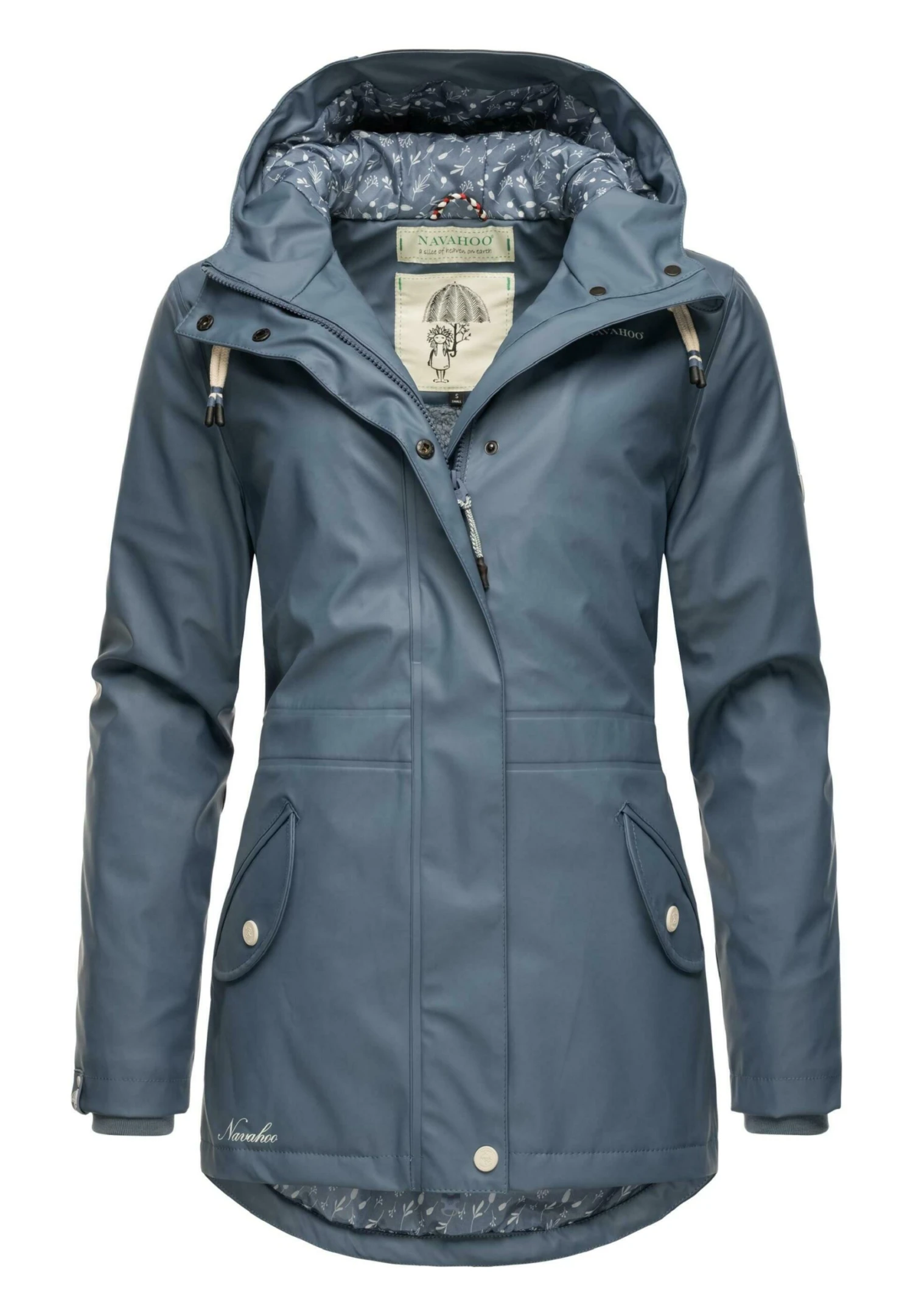 Navahoo Ocean Heart - Parka - Dusty Blue 7 Navahoo Ocean Heart - Parka - Dusty Blue - Afbeelding 5