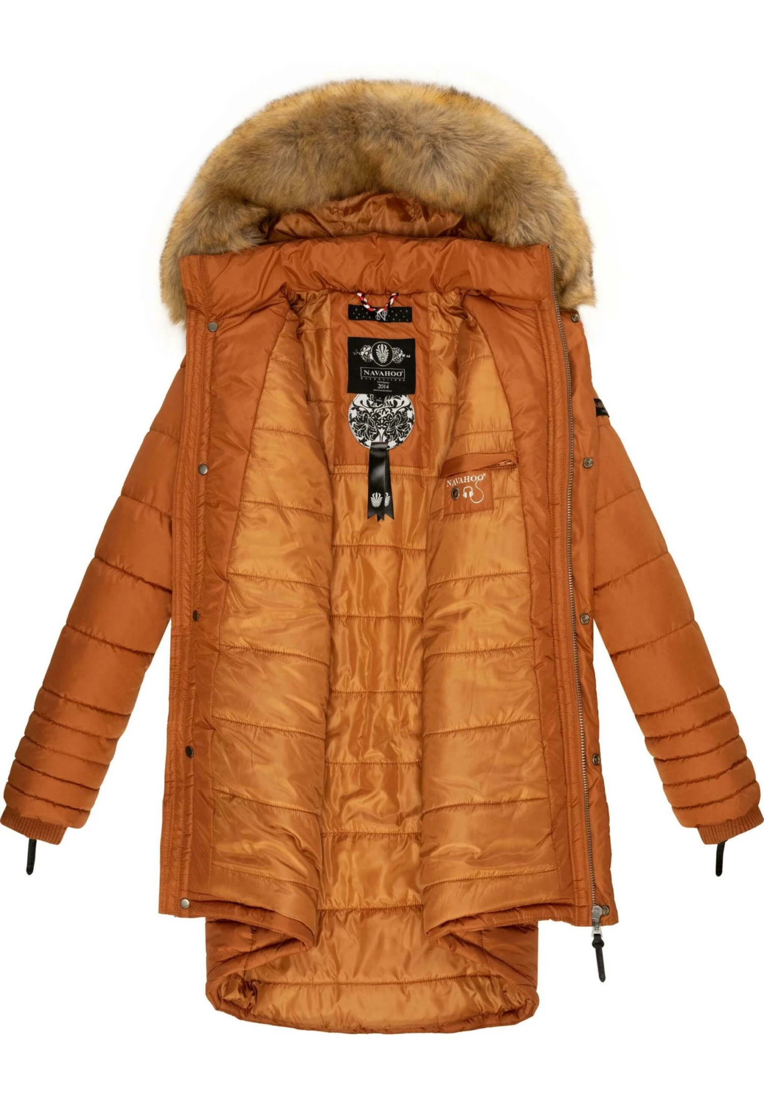 Navahoo Papaya - Winterjas - Rusty Cinnamon 5 Navahoo Papaya - Winterjas - Rusty Cinnamon - Afbeelding 3