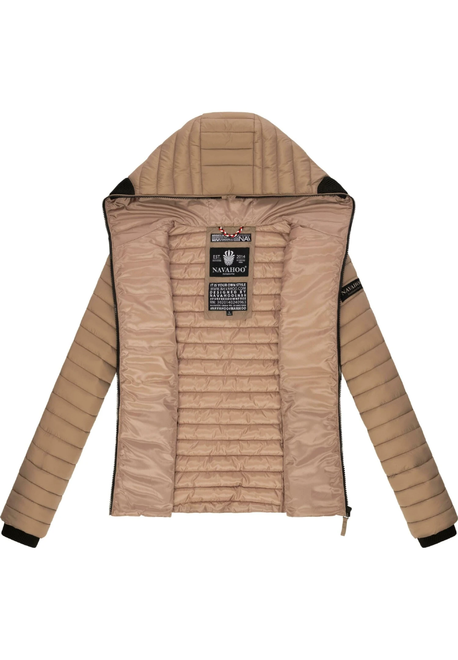 Navahoo Kimuk - Jas - Taupe/Grey 4 Navahoo Kimuk - Jas - Taupe/Grey - Afbeelding 2