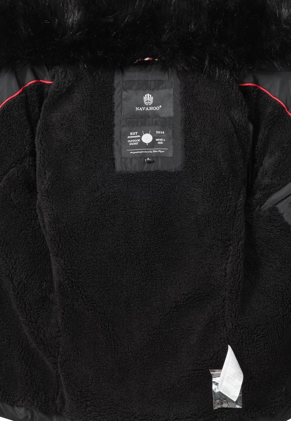 Navahoo Yuki - Winterjas - Black 8 Navahoo Yuki - Winterjas - Black - Afbeelding 6