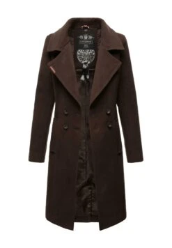 Navahoo Wooly - Halflange Jas - Dark Choco 13 Navahoo Wooly - Halflange Jas - Dark Choco -Navahoo f880a6d5b1824c708a7b83feb3fd9d60