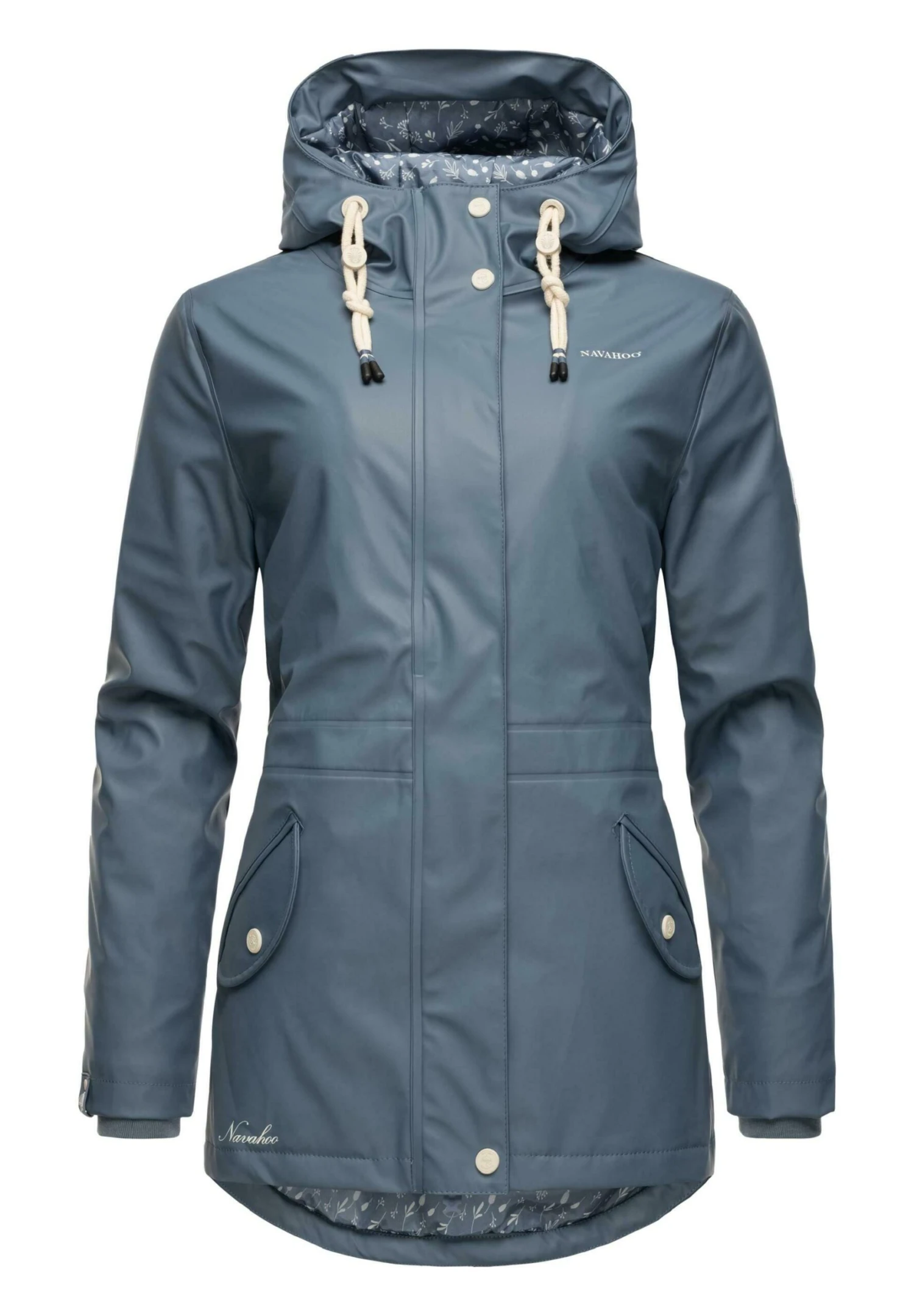 Navahoo Ocean Heart - Parka - Dusty Blue 3 Navahoo Ocean Heart - Parka - Dusty Blue