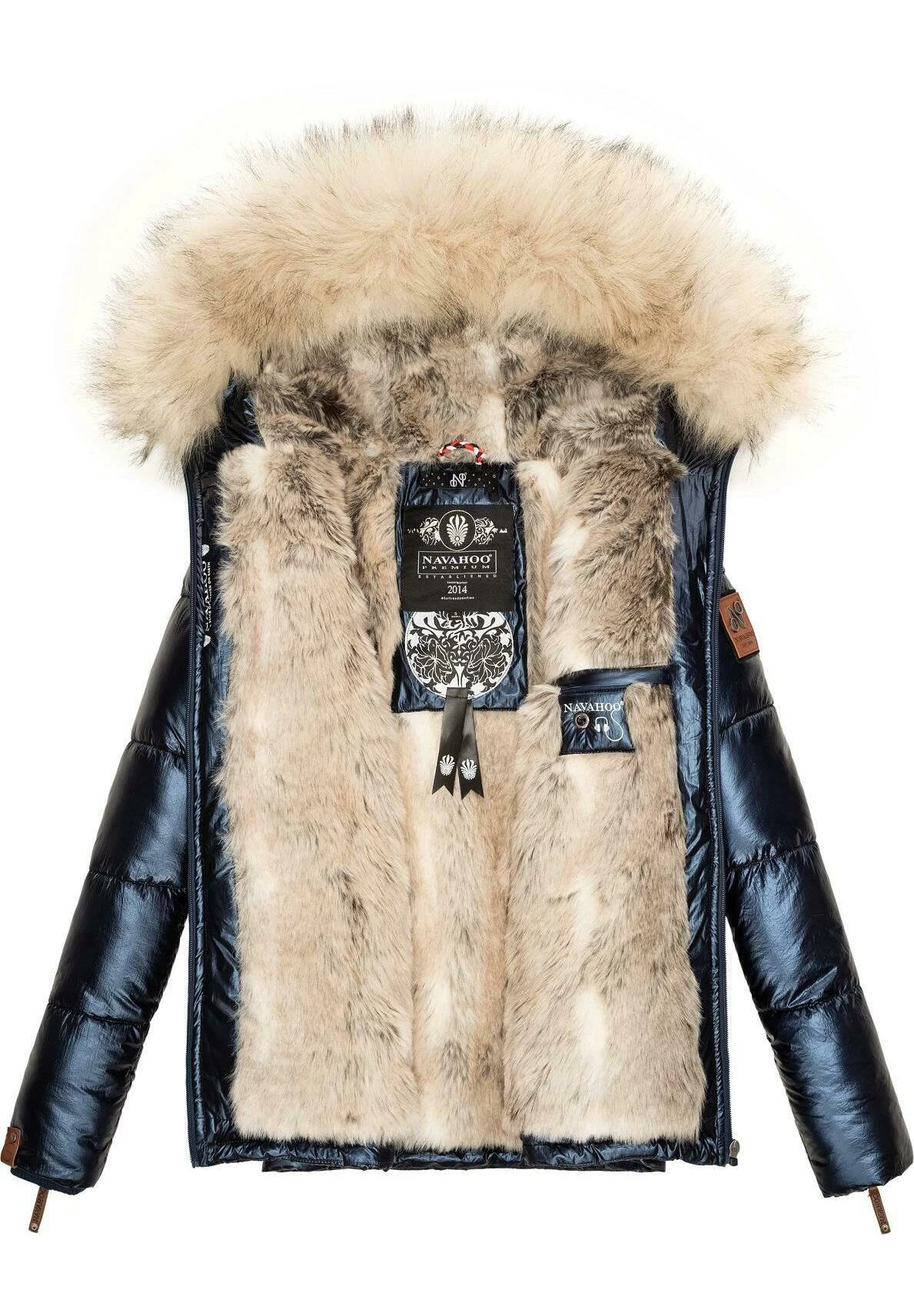 Navahoo Tikunaa - Winterjas - Dark Blue 6 Navahoo Tikunaa - Winterjas - Dark Blue - Afbeelding 4